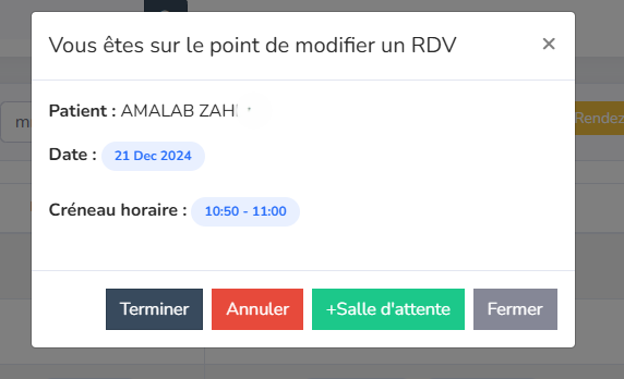Image de suivi des statuts des rendez-vous