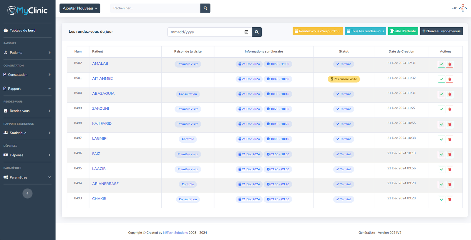 Image de modification des rendez-vous